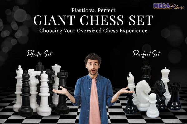 Towering Titans: 37" Plastic vs. 38" Perfect Chess Set Showdown