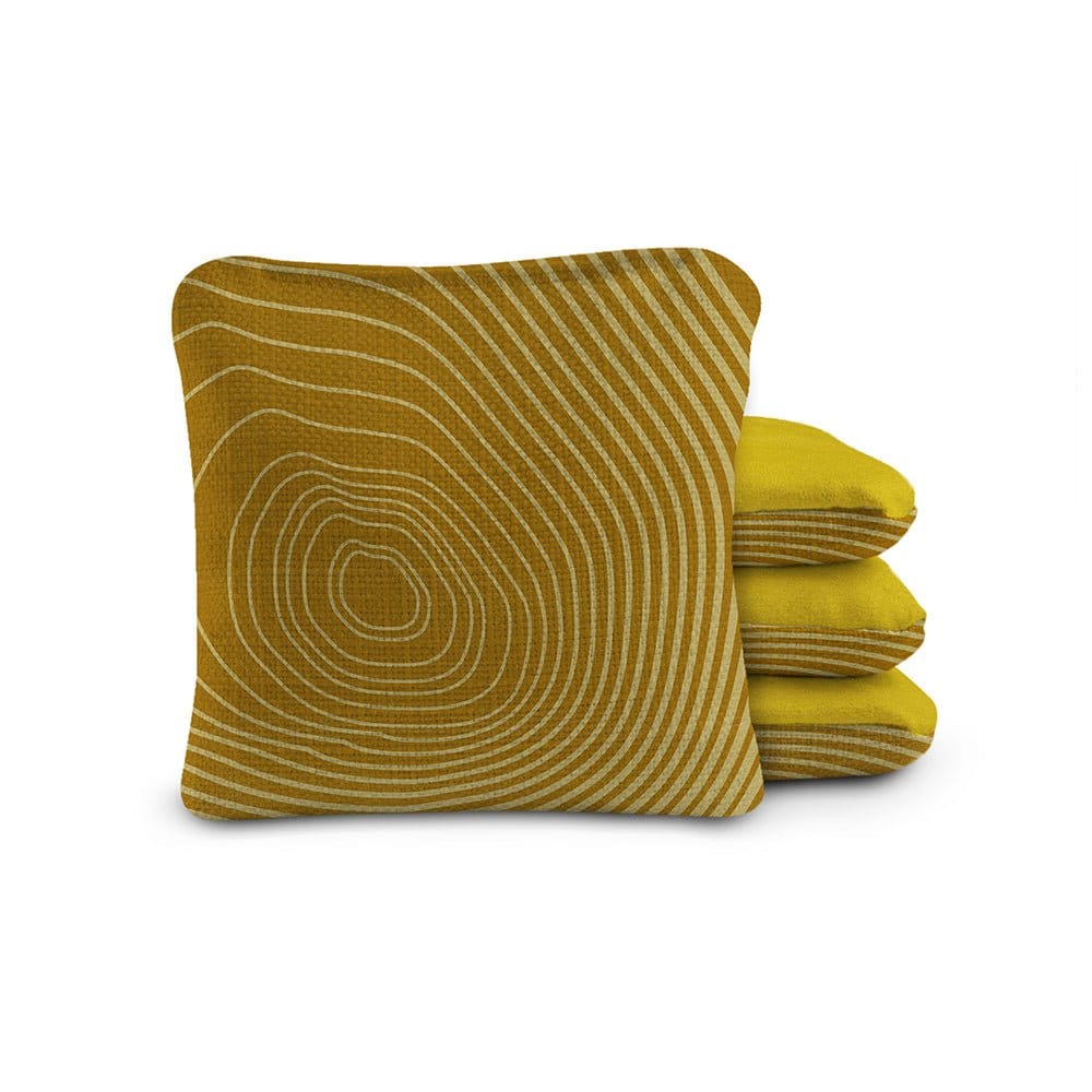 Elakai Outdoor Cornhole Bags 6-in Dual-Sided Cornhole Bags | Tree Rings Collection