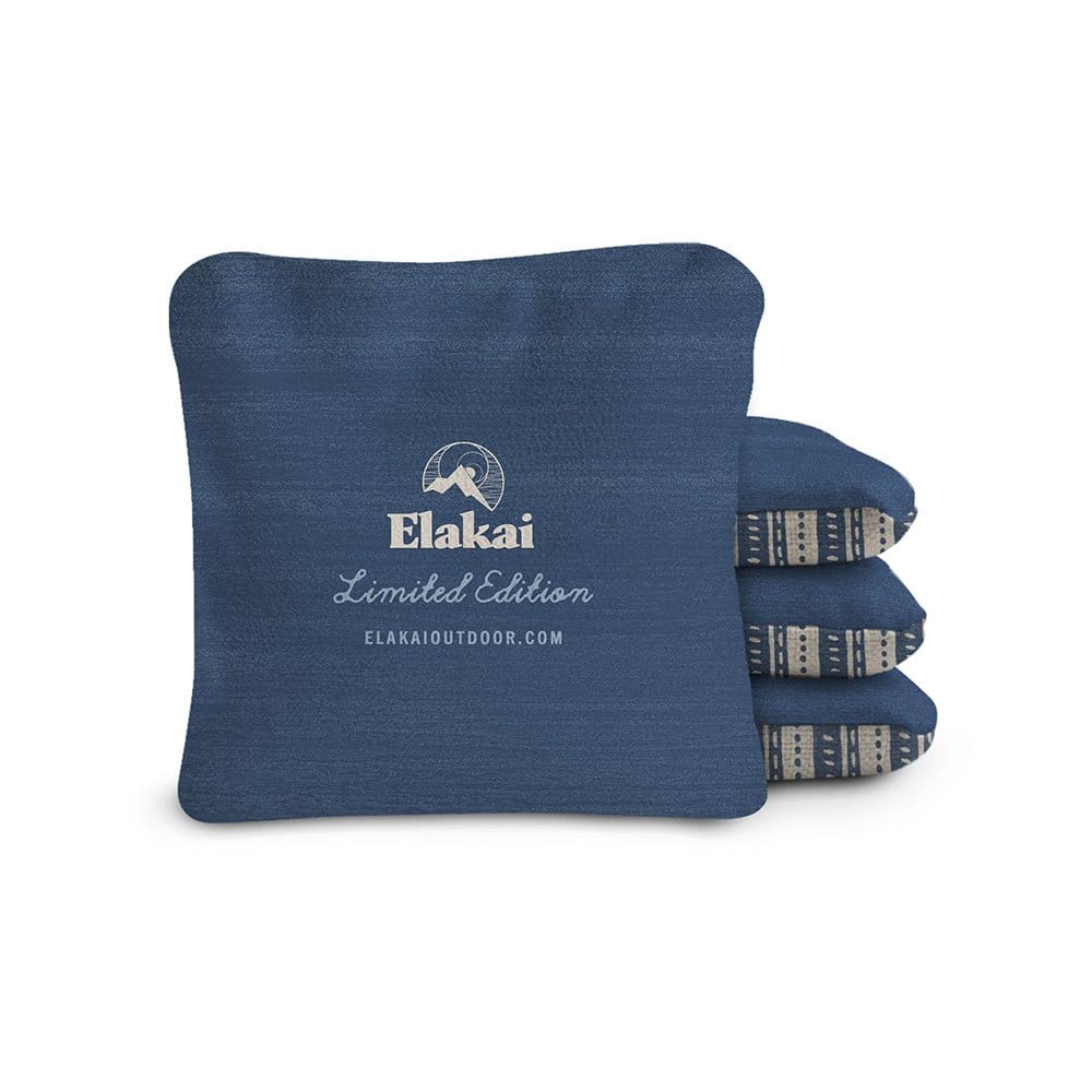 Elakai Outdoor Cornhole Bags Blue 6-in Dual-Sided Cornhole Bags | Nomad Collection