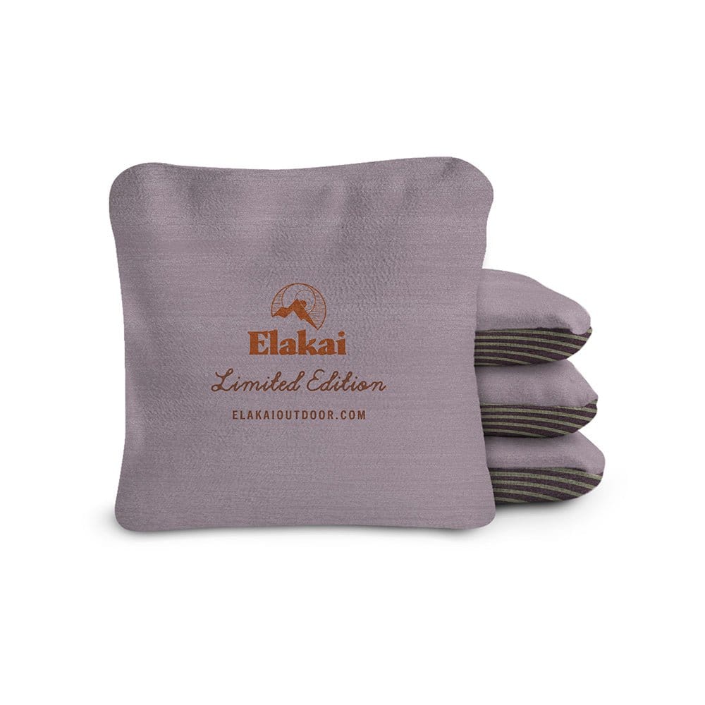 Elakai Outdoor Cornhole Bags Lavender 6-in Dual-Sided Cornhole Bags | Tree Rings Collection