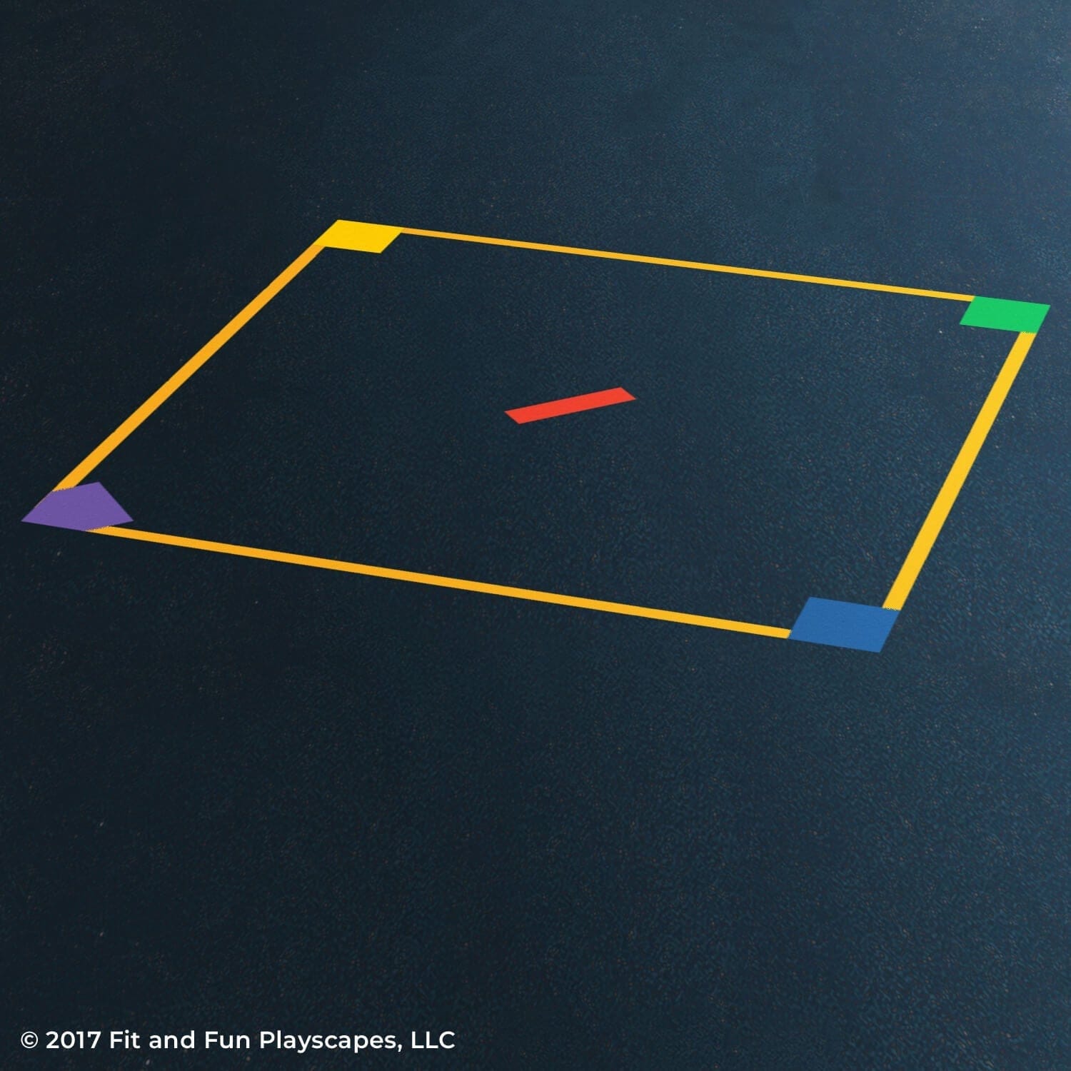 Fit and Fun Playscapes LLC Reusable Stencils Kickball Set Reusable Stencil - Collective