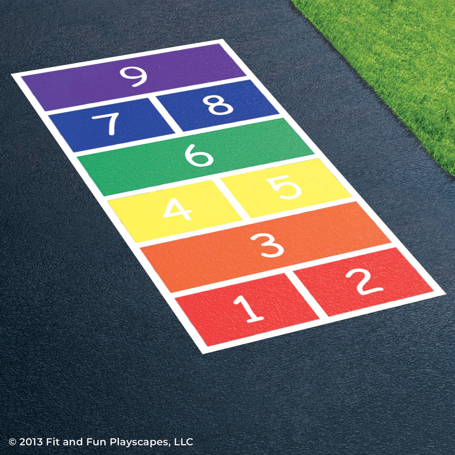 Fit and Fun Playscapes LLC Reusable Stencils Modern Hopscotch Reusable Stencil - Collective