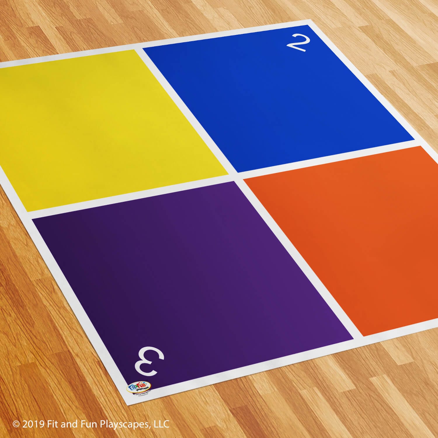 Fit and Fun Playscapes LLC Roll-Out Activities® Four Square Roll-Out Activities®- Collective