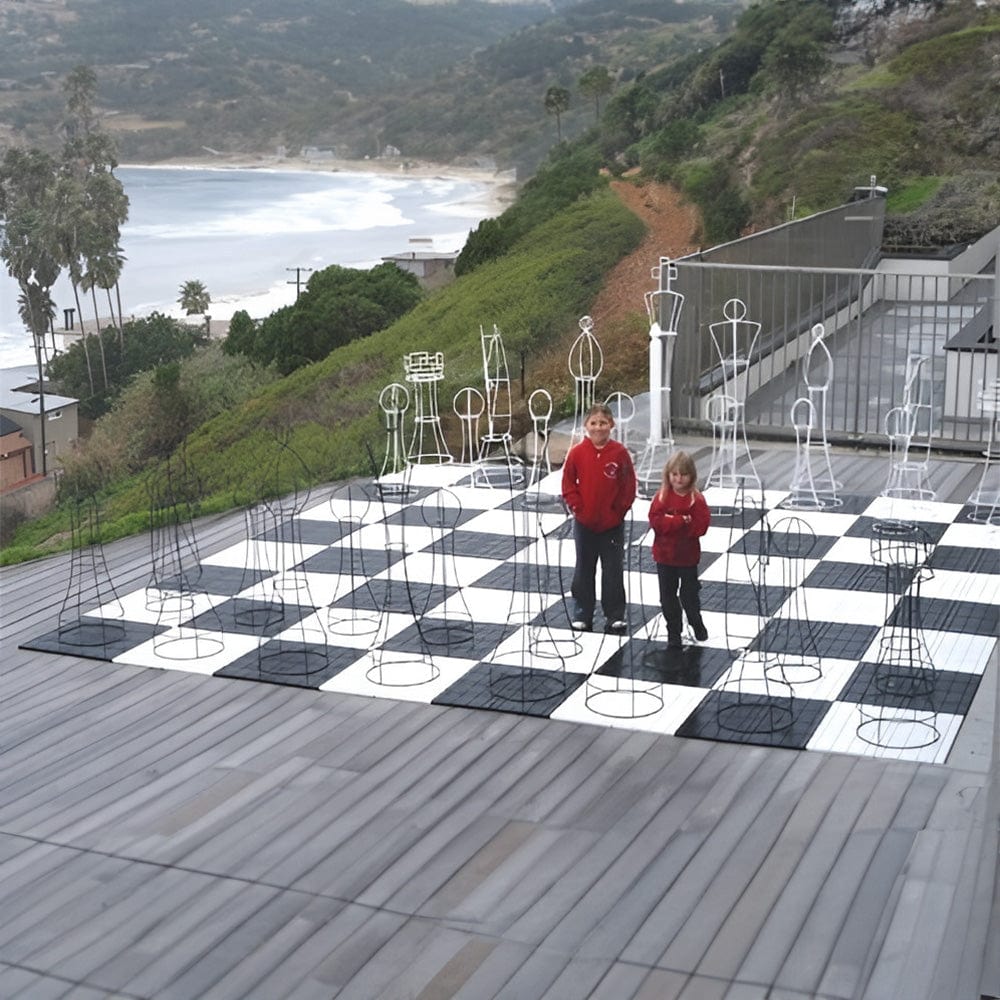 Mega Chess Giant Chess Sets MegaChess 72 Inch Topiary Wire Frame Giant Chess Set