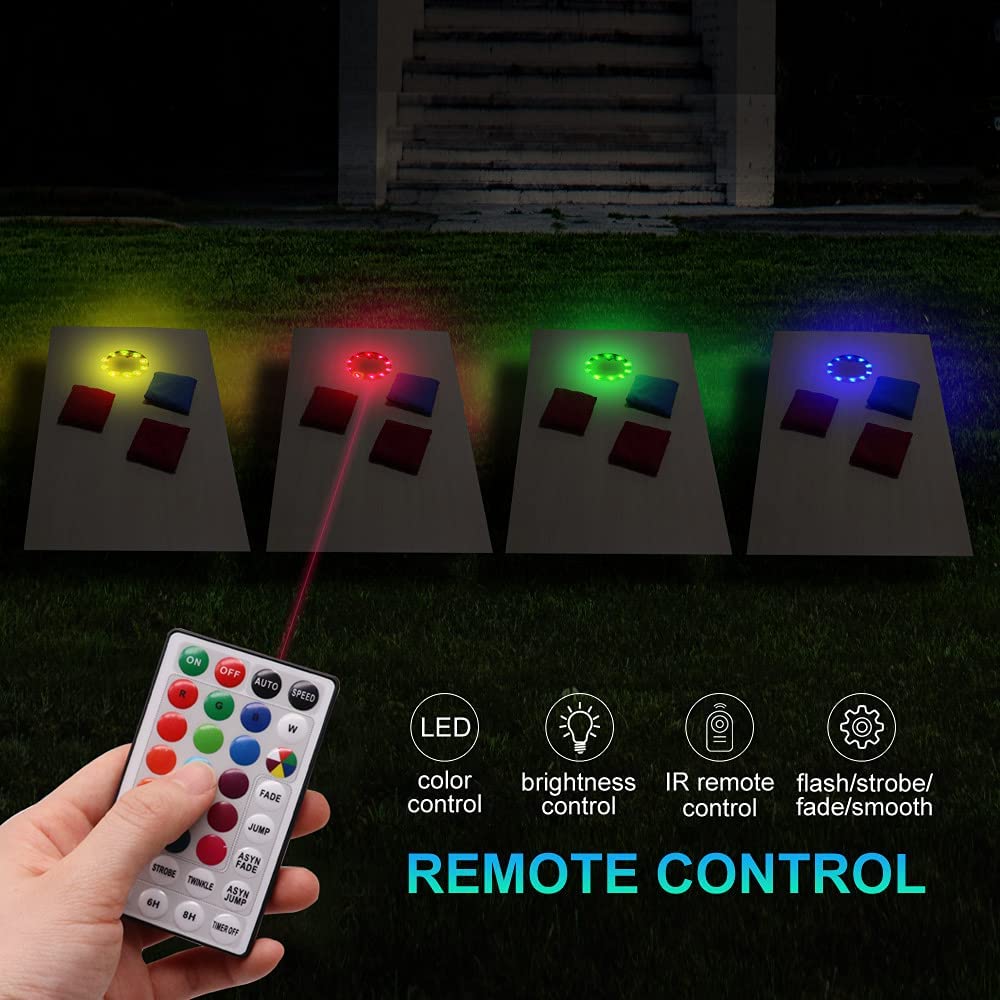 MegaChess Cornhole Board Hole LED Lights
