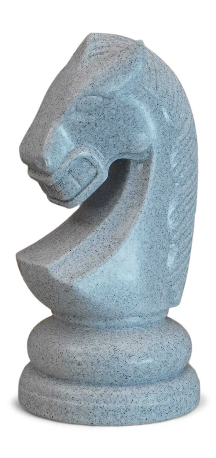 MegaChess 17 Inch Light Gray Perfect Knight Giant Chess Piece | | MegaChess.com