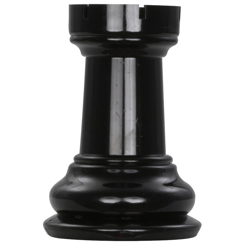 MegaChess 5 Inch Dark Plastic Rook Giant Chess Piece |  | MegaChess.com