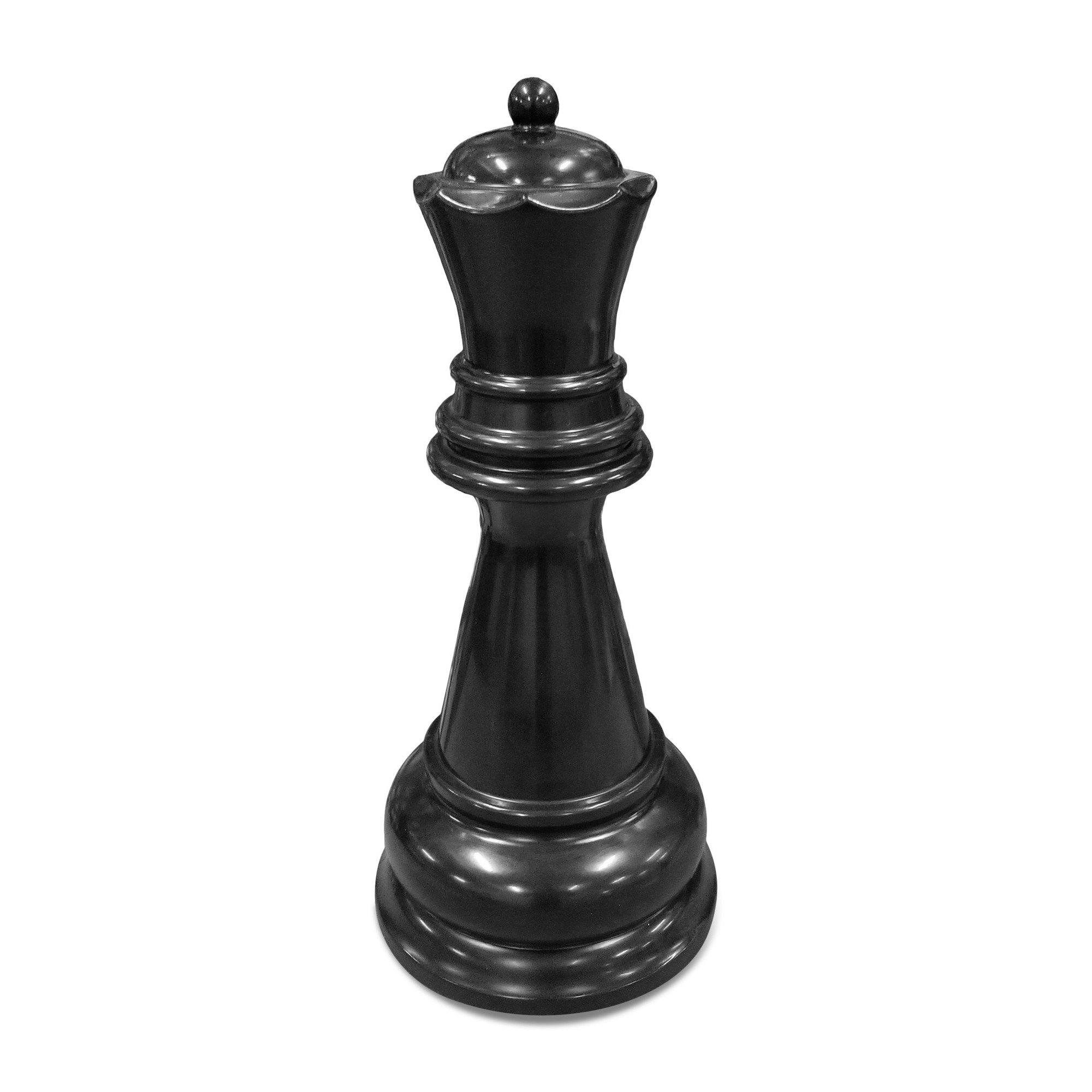 MegaChess 36 Inch Black Perfect Queen Giant Chess Piece