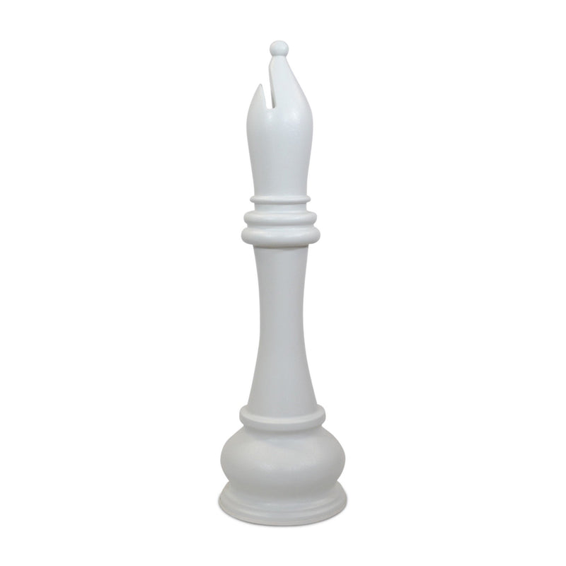 MegaChess 59 Inch White Fiberglass Bishop Giant Chess Piece |  | MegaChess.com