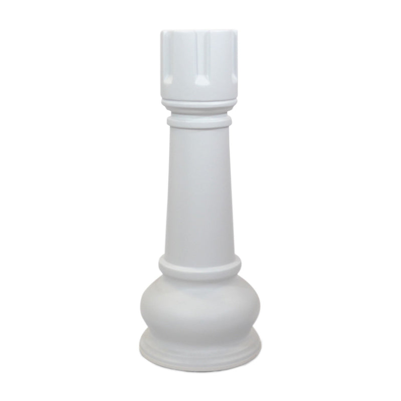 MegaChess 42 Inch White Fiberglass Rook Giant Chess Piece |  | MegaChess.com
