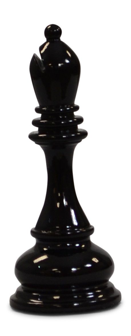 MegaChess 6 Inch Dark Teak Bishop Giant Chess Piece |  | MegaChess.com