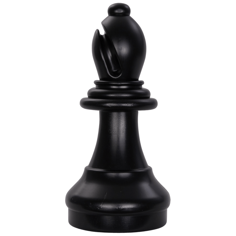 MegaChess 13 Inch Dark Plastic Bishop Giant Chess Piece |  | MegaChess.com