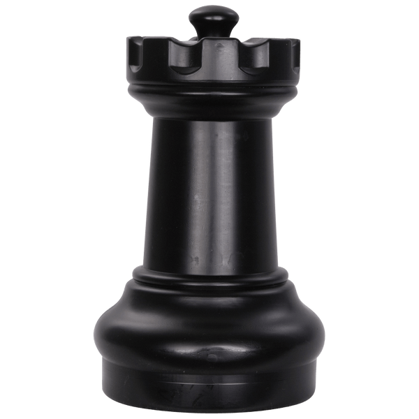 MegaChess 10 Inch Dark Plastic Rook Giant Chess Piece |  | MegaChess.com