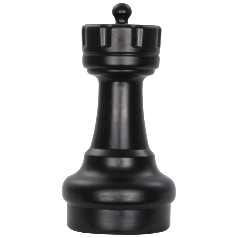 MegaChess 9 Inch Dark Plastic Rook Giant Chess Piece |  | MegaChess.com