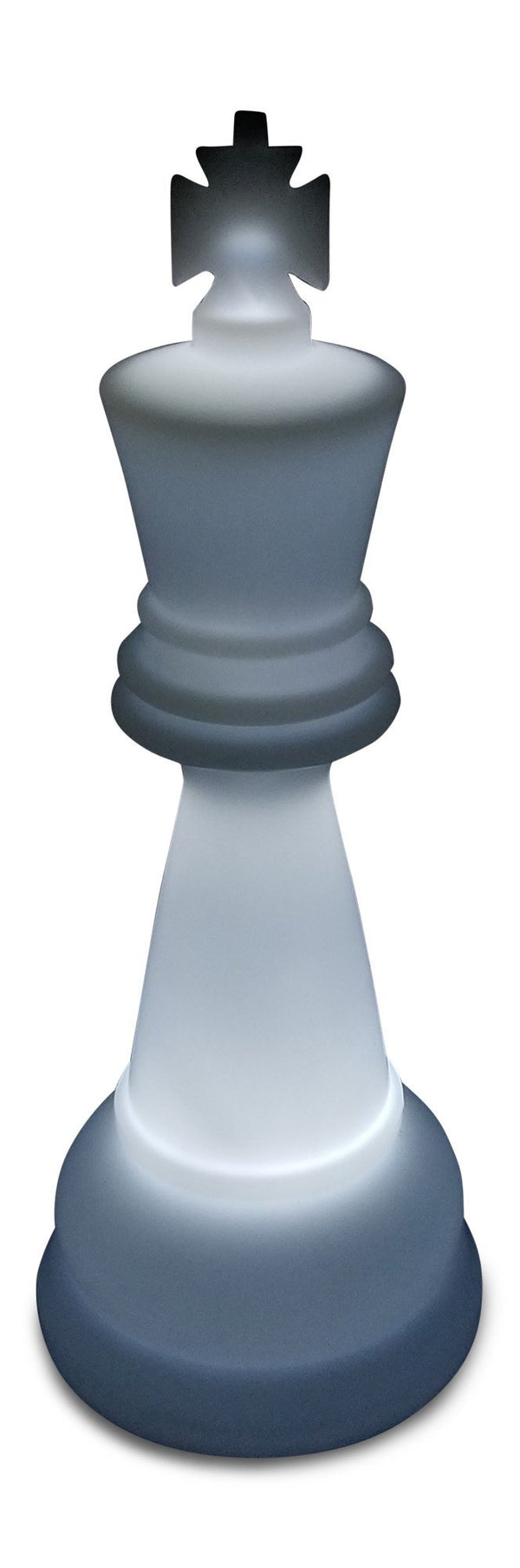 MegaChess 38 Inch Perfect King Light-Up Giant Chess Piece - White | Default Title | MegaChess.com