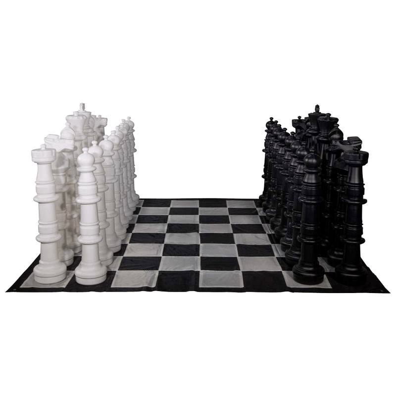 MegaChess 49 Inch Plastic Giant Chess Set with Nylon Mat |  | MegaChess.com