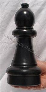 Mega Chess Buy Individual Chess Pieces MegaChess 10 Inch Dark Plastic Bishop Giant Chess Piece