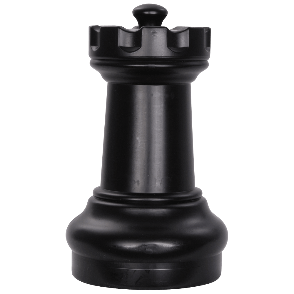 Mega Chess Buy Individual Chess Pieces MegaChess 10 Inch Dark Plastic Rook Giant Chess Piece