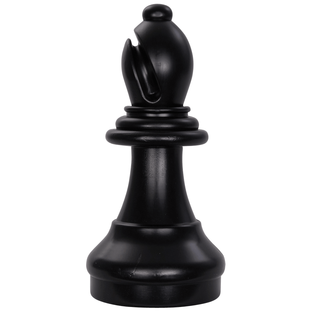 Mega Chess Buy Individual Chess Pieces MegaChess 13 Inch Dark Plastic Bishop Giant Chess Piece