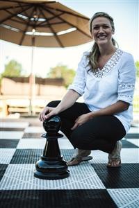 MegaChess 16 Inch Black Fiberglass Pawn Giant Chess Piece | | MegaChess.com