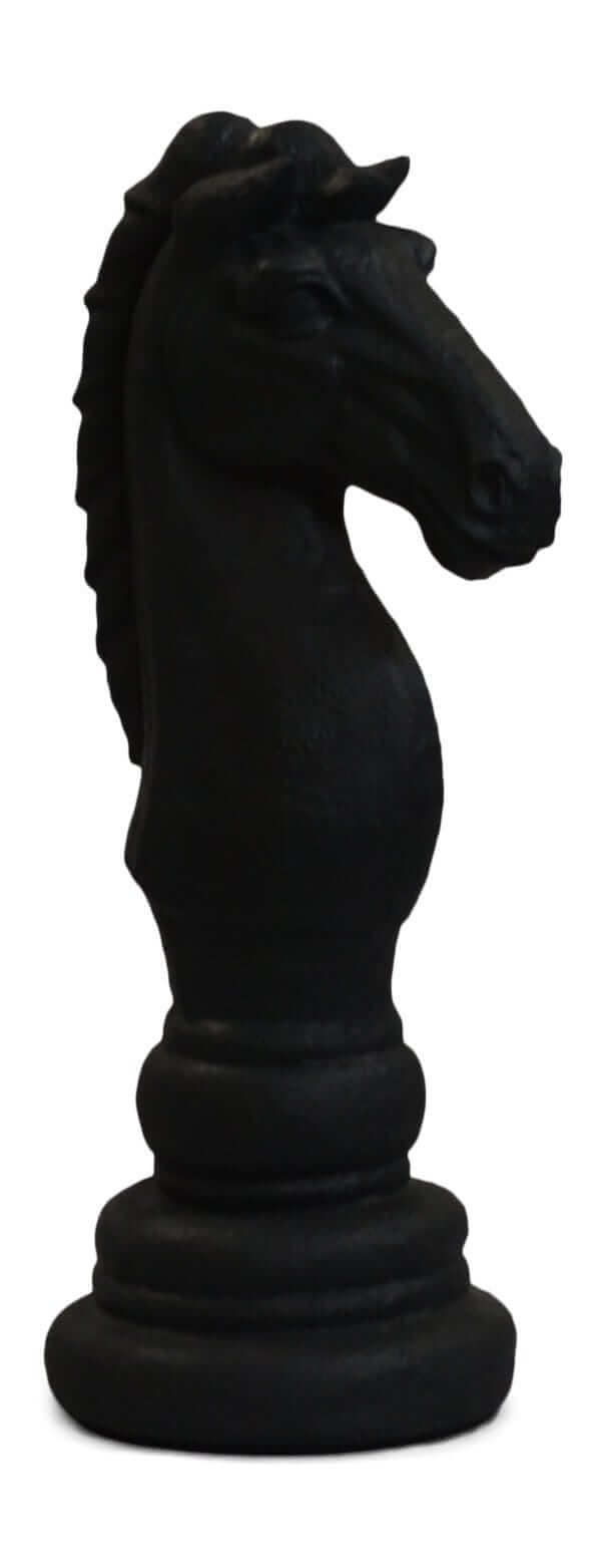MegaChess 16 Inch Dark Fiberglass Medieval Knight Giant Chess Piece | | MegaChess.com