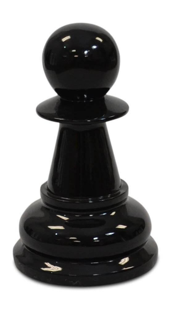 MegaChess 20 Inch Black Fiberglass Pawn Giant Chess Piece | | MegaChess.com