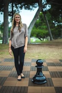 MegaChess 20 Inch Black Fiberglass Pawn Giant Chess Piece | | MegaChess.com