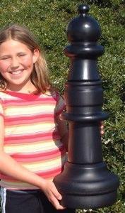 Mega Chess Buy Individual Chess Pieces MegaChess 28 Inch Dark Plastic Pawn Giant Chess Piece