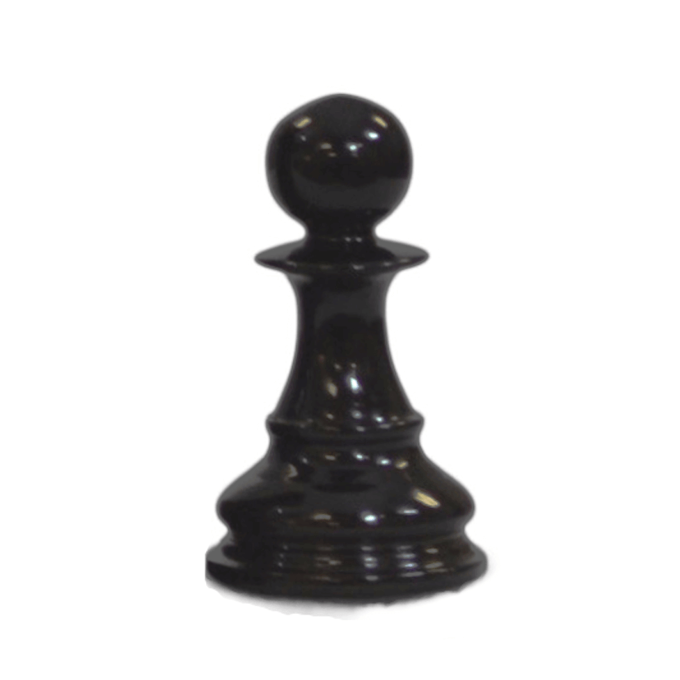 MegaChess 4 Inch Dark Teak Pawn Giant Chess Piece | | MegaChess.com