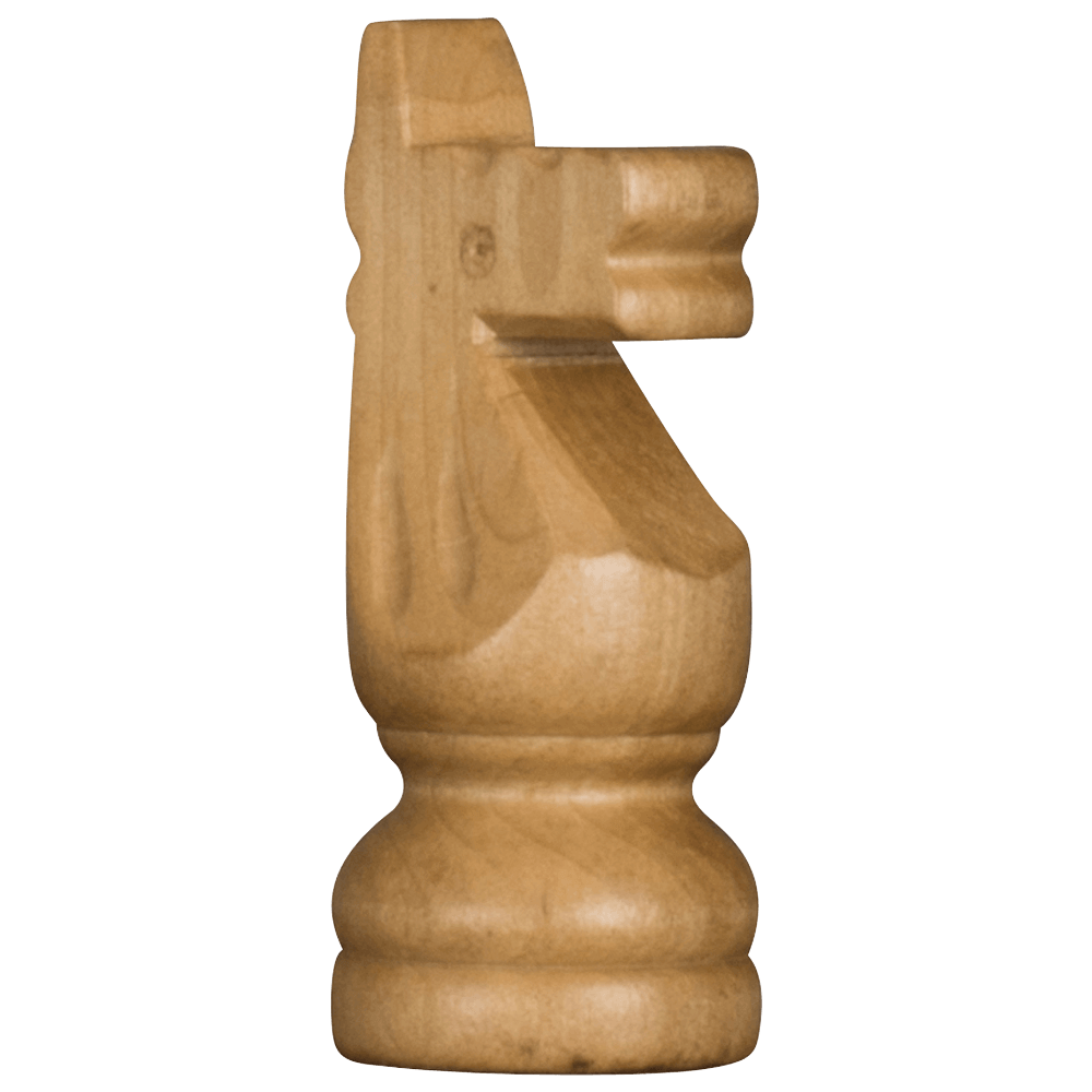 MegaChess 4 Inch Light Rubber Tree Knight Giant Chess Piece | | MegaChess.com