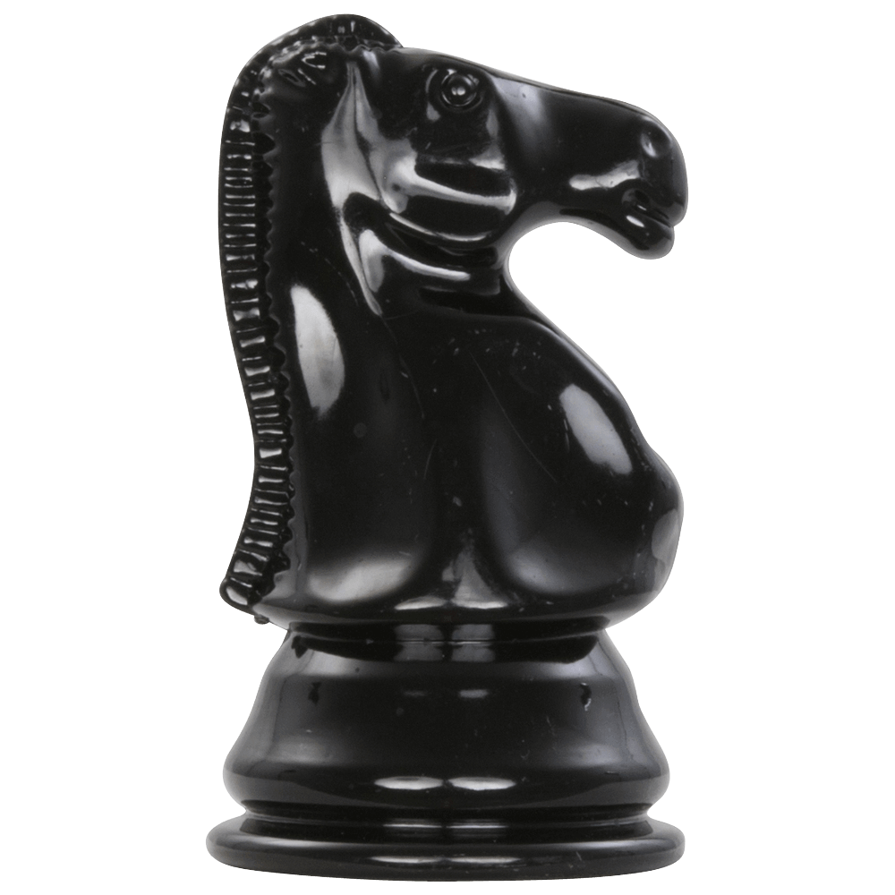 Mega Chess Buy Individual Chess Pieces MegaChess 6 Inch Dark Plastic Knight Giant Chess Piece