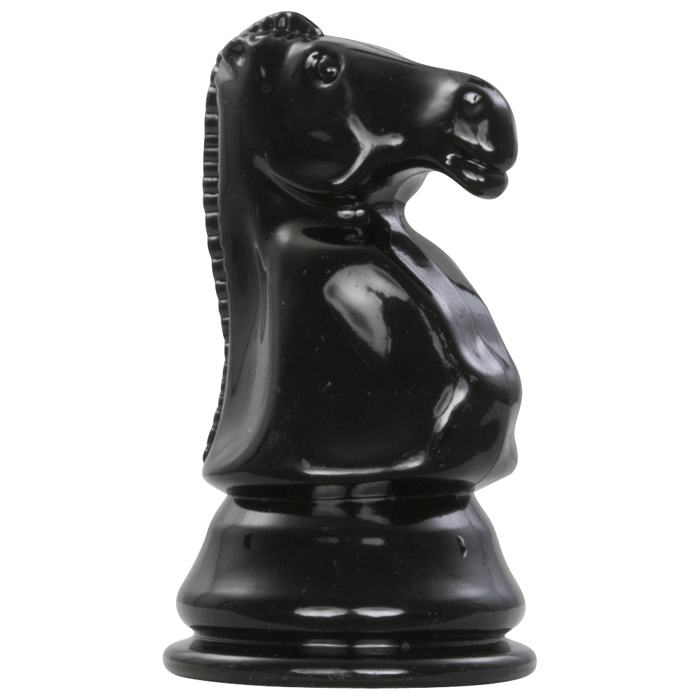 Mega Chess Buy Individual Chess Pieces MegaChess 6 Inch Dark Plastic Knight Giant Chess Piece