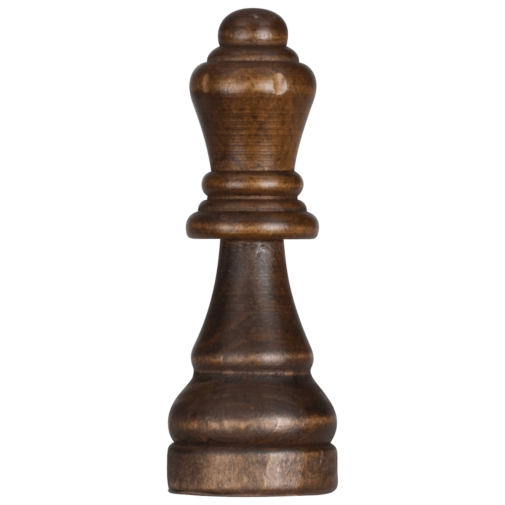 MegaChess 6 Inch Dark Rubber Tree Queen Giant Chess Piece | | MegaChess.com