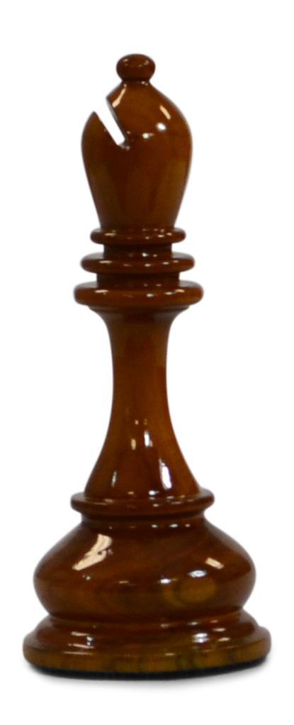 MegaChess 6 Inch Light Teak Bishop Giant Chess Piece | | MegaChess.com