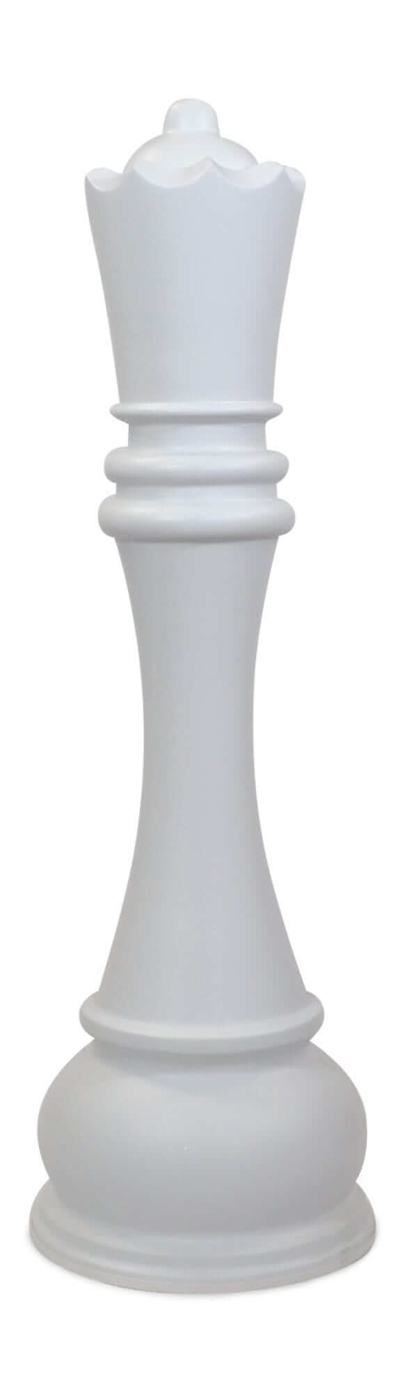 MegaChess 61 Inch White Fiberglass Queen Giant Chess Piece | | MegaChess.com