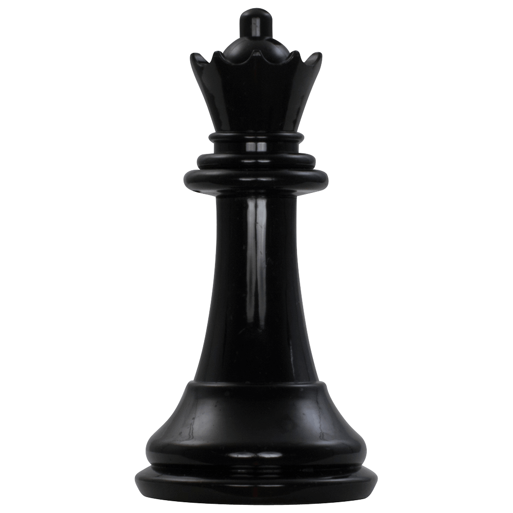 Mega Chess Buy Individual Chess Pieces MegaChess 7 Inch Dark Plastic Queen Giant Chess Piece