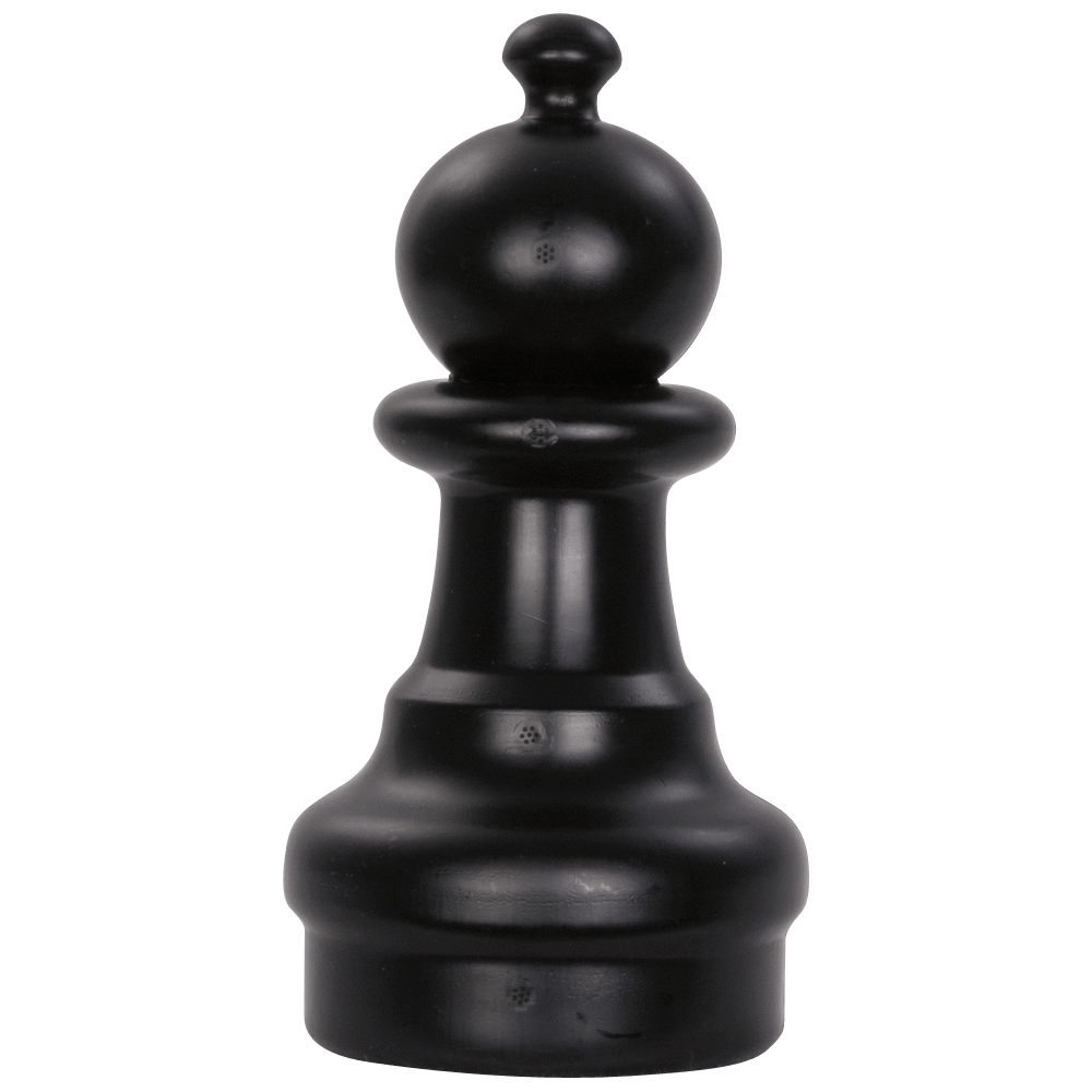 Mega Chess Buy Individual Chess Pieces MegaChess 8 Inch Dark Plastic Pawn Giant Chess Piece