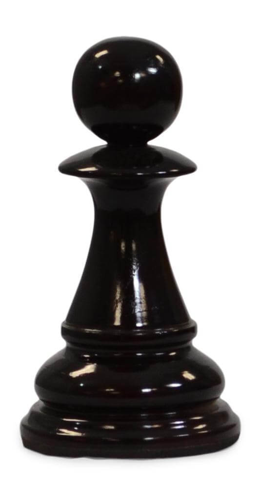 MegaChess 8 Inch Dark Teak Pawn Giant Chess Piece | | MegaChess.com