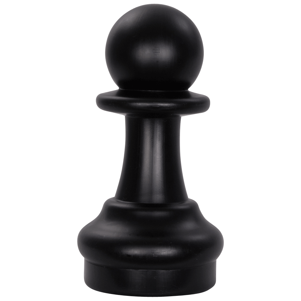 Mega Chess Buy Individual Chess Pieces MegaChess 9 Inch Dark Plastic Pawn Giant Chess Piece