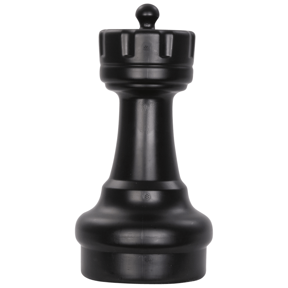 Mega Chess Buy Individual Chess Pieces MegaChess 9 Inch Dark Plastic Rook Giant Chess Piece