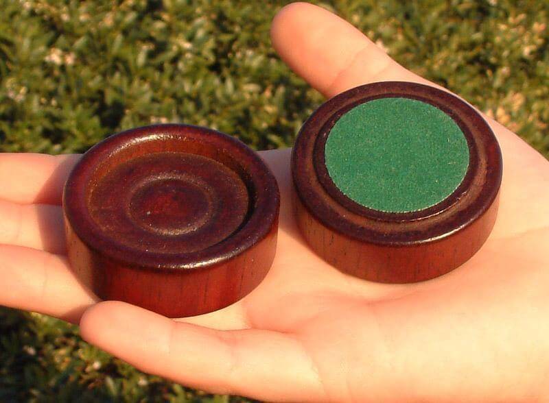 MegaChess 1.75 Inch Individual Dark Rubber Tree Giant Checker | | MegaChess.com