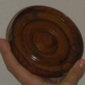 MegaChess 4 Inch Individual Light Teak Giant Checker | | MegaChess.com