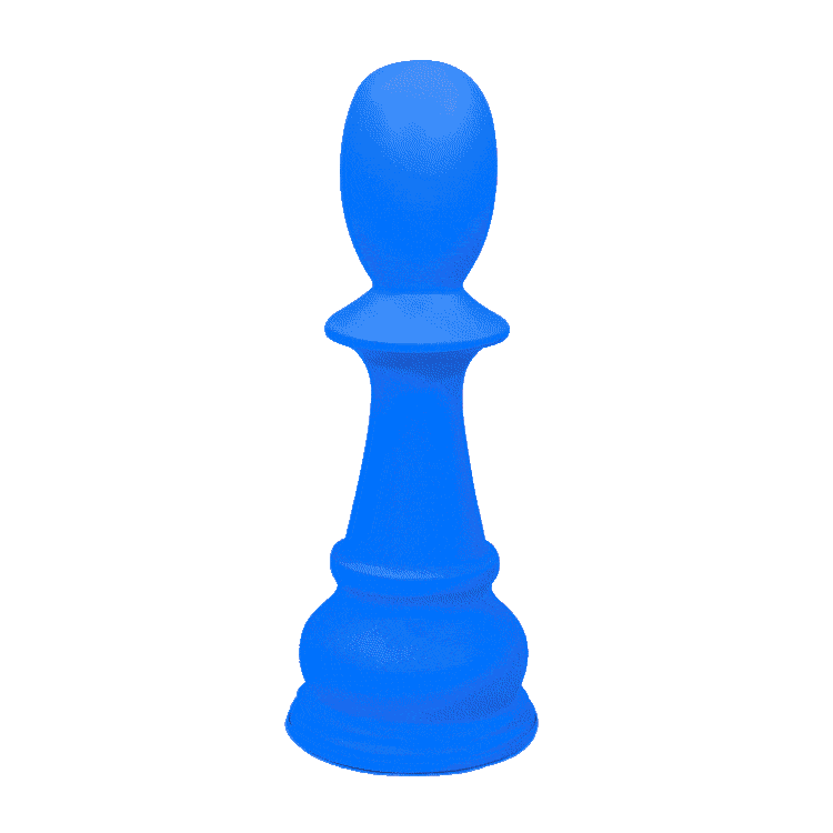 MegaChess 36 Inch Custom Fiberglass Pawn Giant Chess Piece | | MegaChess.com