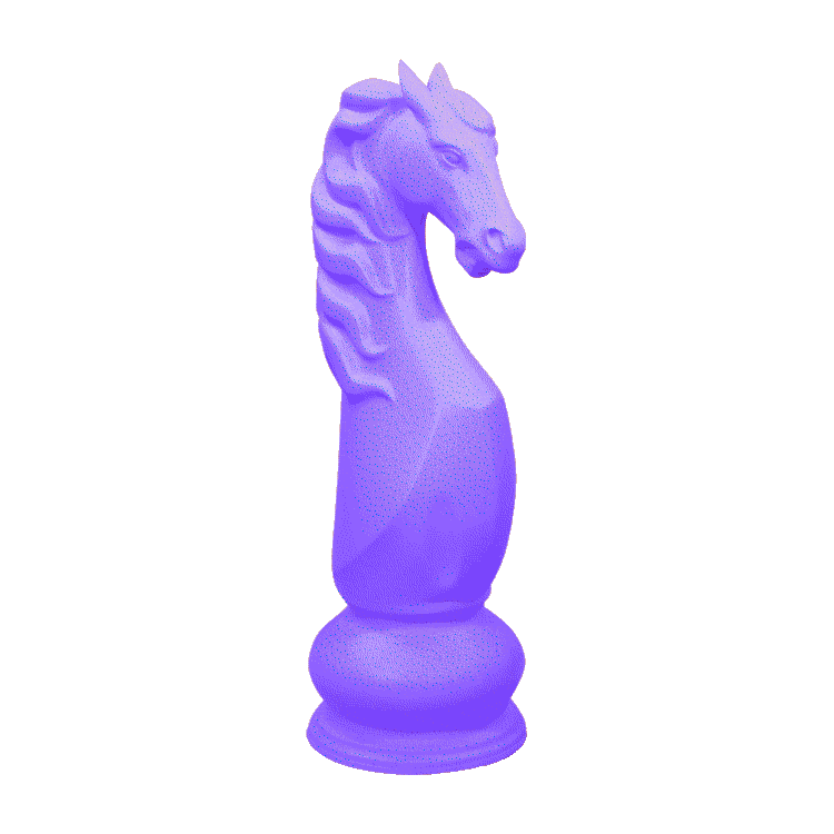 MegaChess 50 Inch Custom Fiberglass Knight Giant Chess Piece | | MegaChess.com
