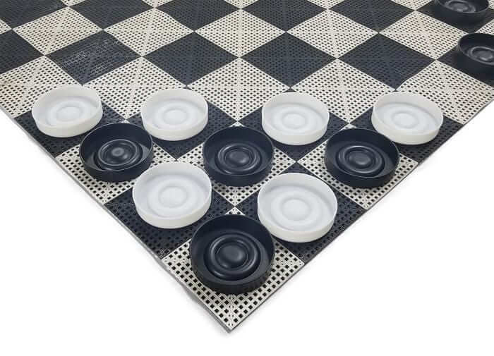 MegaChess 14 Inch Individual Black Perfect Giant Checker | | MegaChess.com