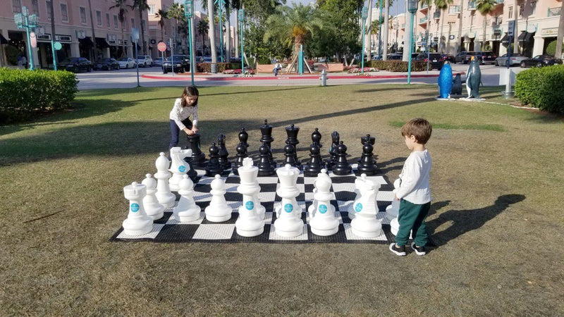 Giant Chess Set Brings People Together At Downtown Park