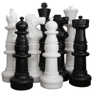 Two YouTube Games Playing MegaChess 37 Inch Plastic Giant Chess Set