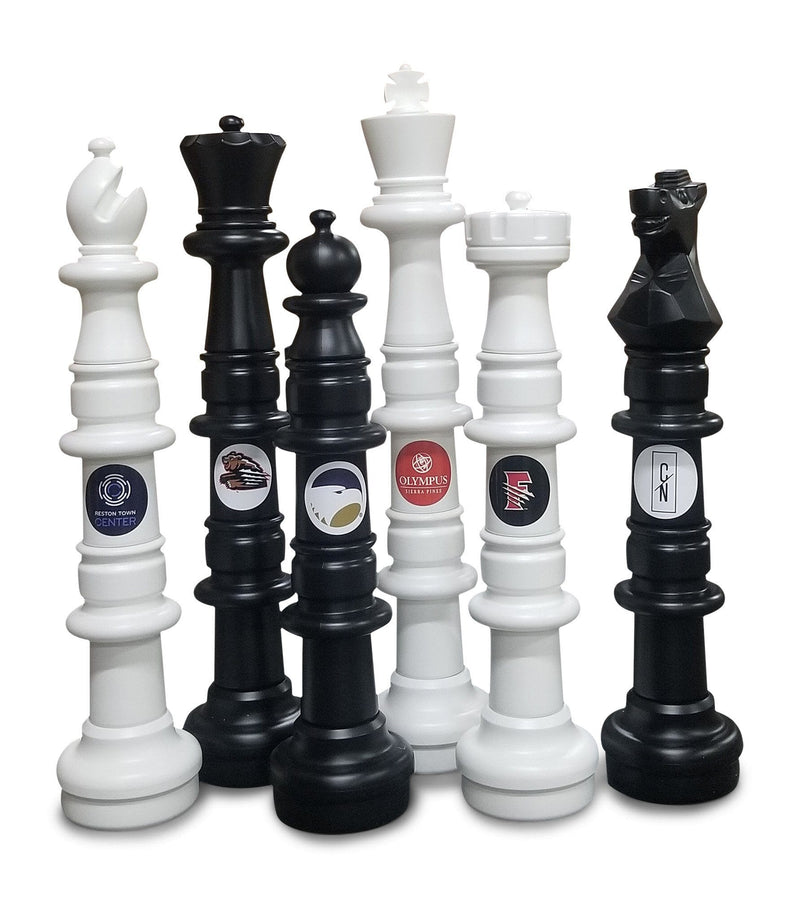 MegaChess 49 Inch Plastic Giant Chess Set | Premium 49" Set With Your Logo | MegaChess.com