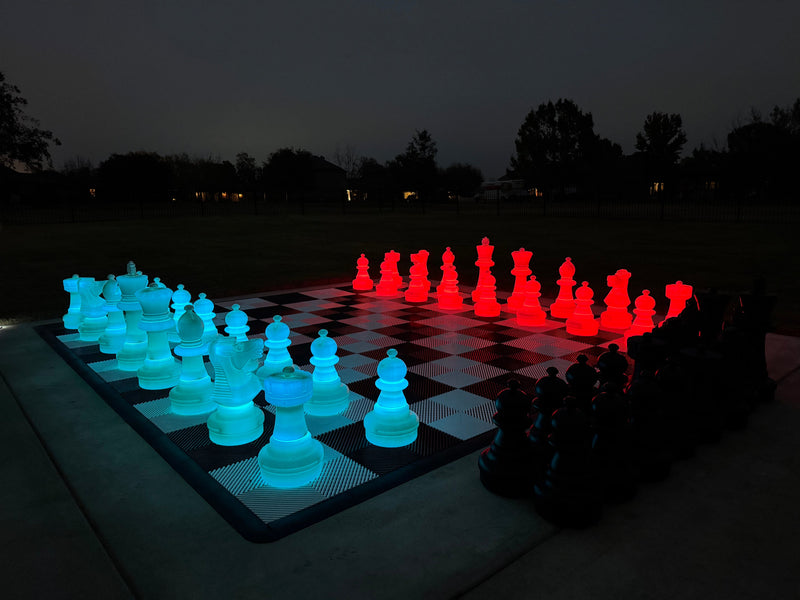 Light Chess Giant Light Up Chess Board & Glow Sets