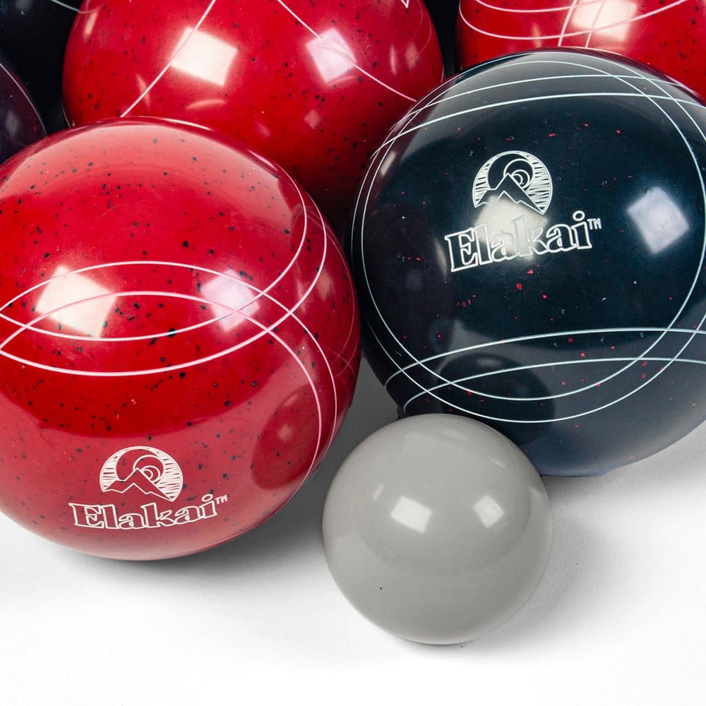 Elakai Outdoor Bocce Premium Resin 107mm Rambler Bocce Set